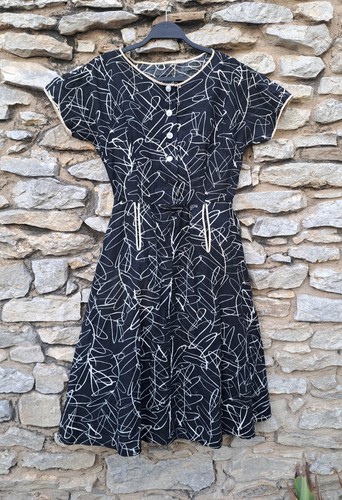 Vintage 40s 50s dress - vintage,